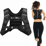 Adjustable Weighted Vest Workout Equipment with Reflective Stripe
