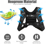 Adjustable Weighted Vest Workout Equipment with Reflective Stripe