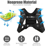 Adjustable Weighted Vest Workout Equipment with Reflective Stripe