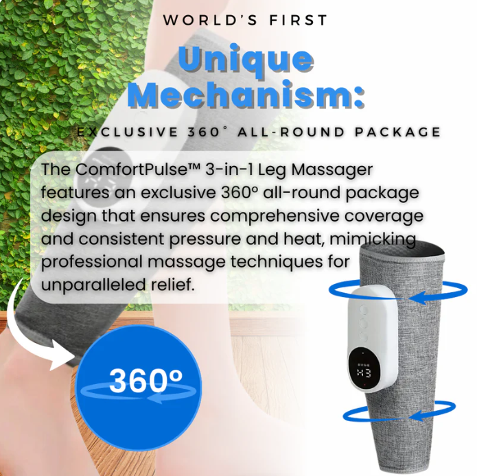 Rechargeable Air Compression Leg Massager