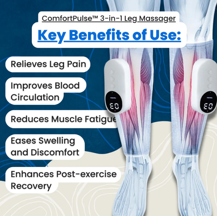 Rechargeable Air Compression Leg Massager