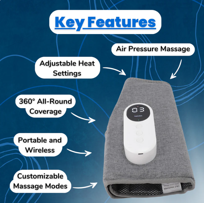 Rechargeable Air Compression Leg Massager