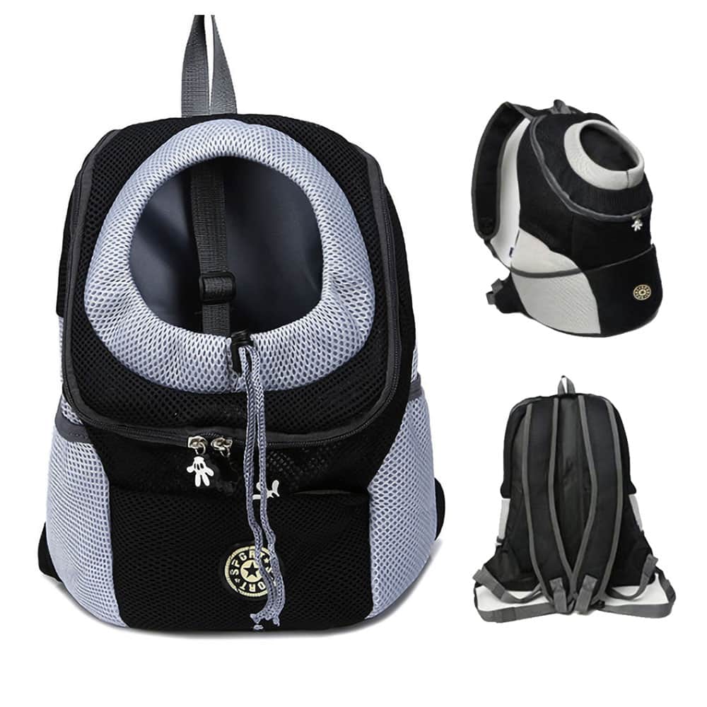Pet Carrier - Dog Backpack - Breathable Travel Carrying Bag