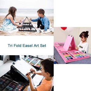 176PCS Tri Fold Easel Art