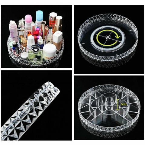 360° Rotating Cosmetics Organizer