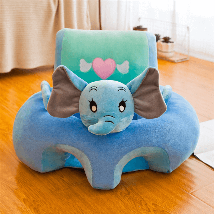 Infant Baby Learning Seat - Portable Plush Chair